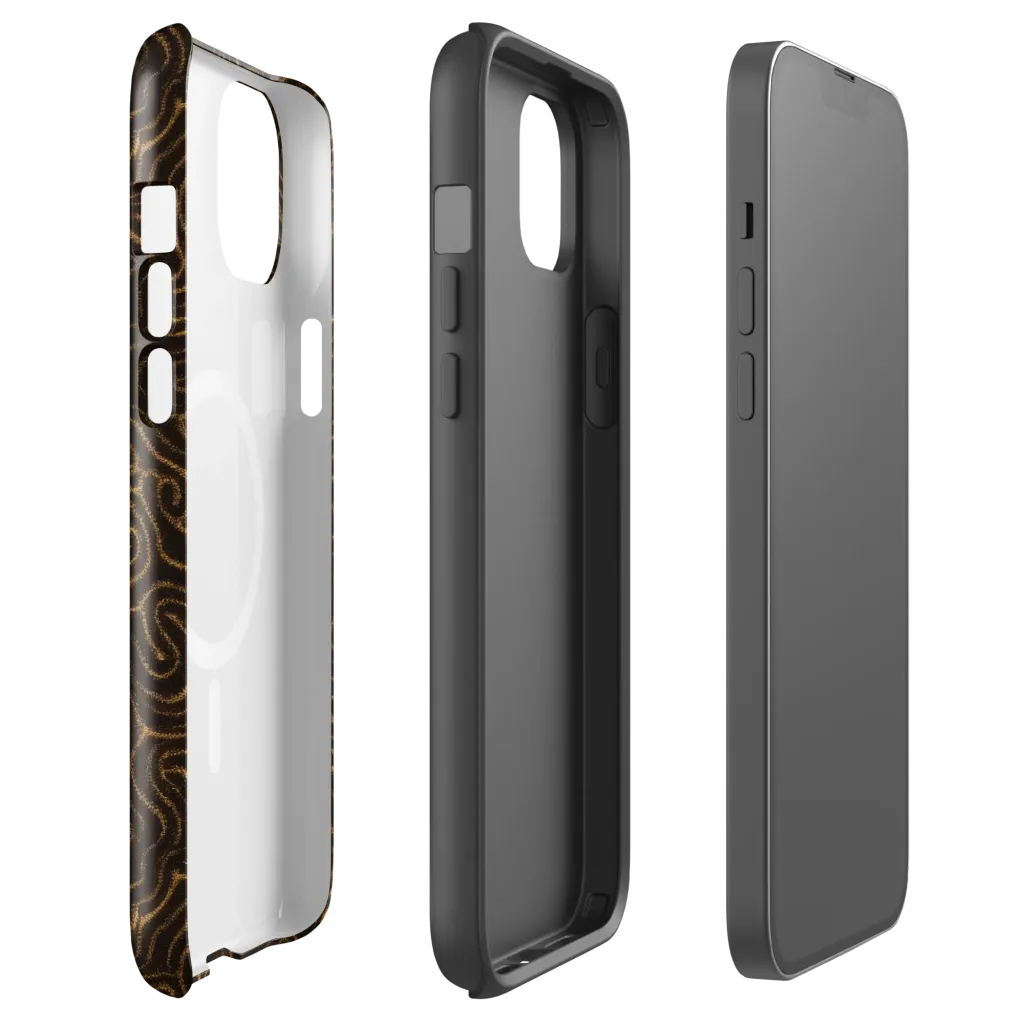 Amber Maze on MagSafe Tough Case for iPhone® — Front