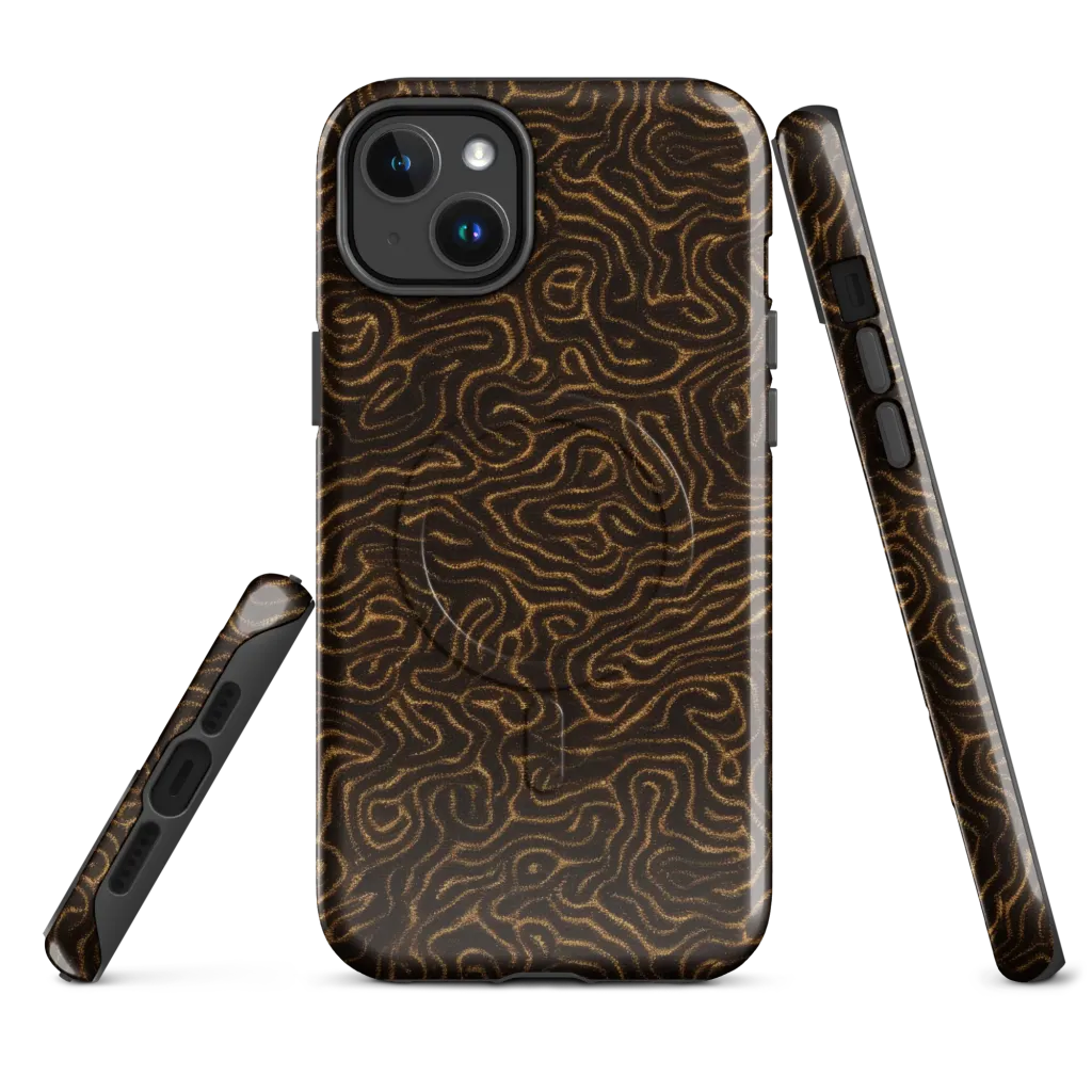 Amber Maze on MagSafe Tough Case for iPhone® — Front