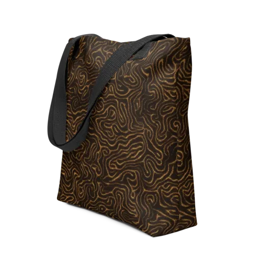Amber Maze on a Tote Bag