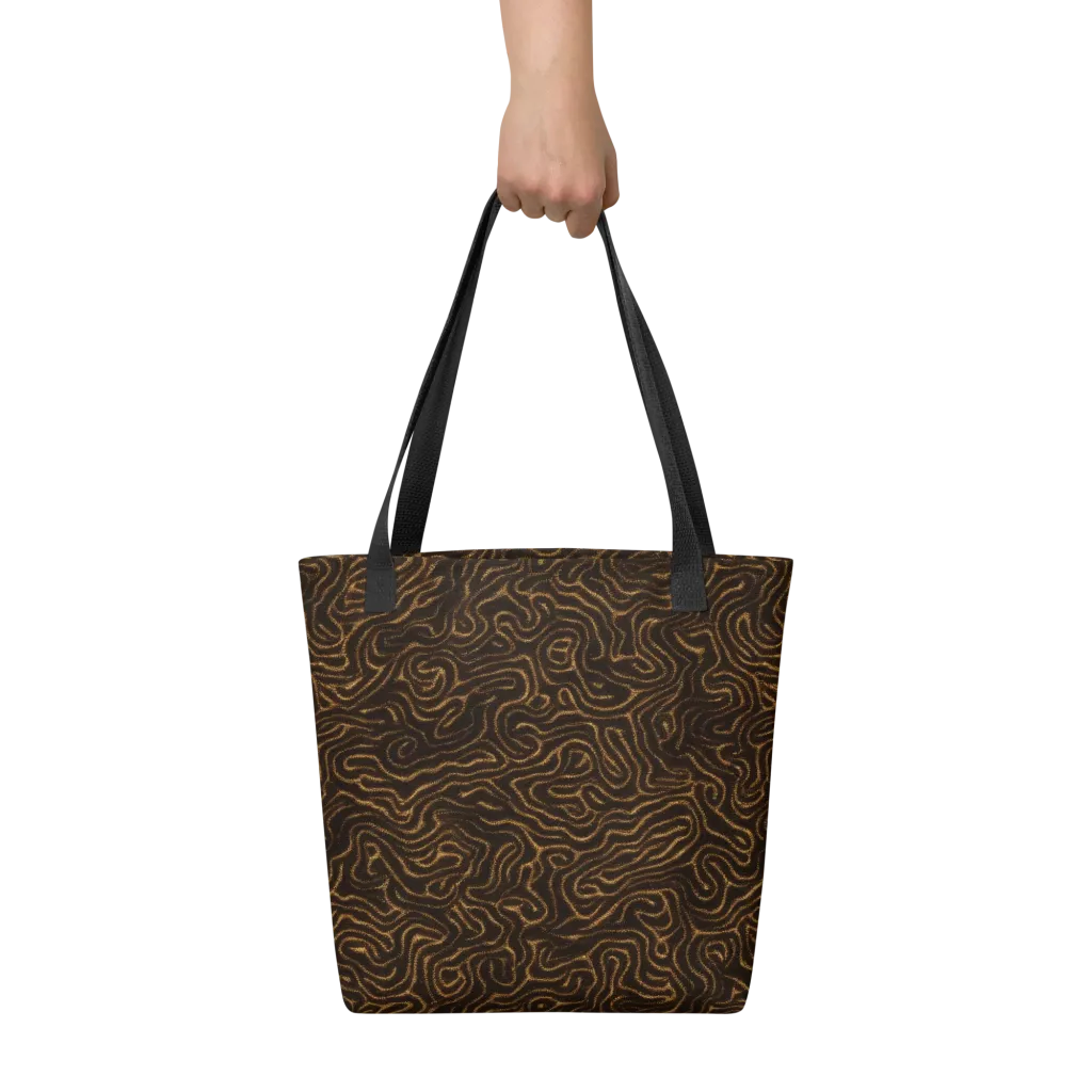 Amber Maze on Tote Bag — Front