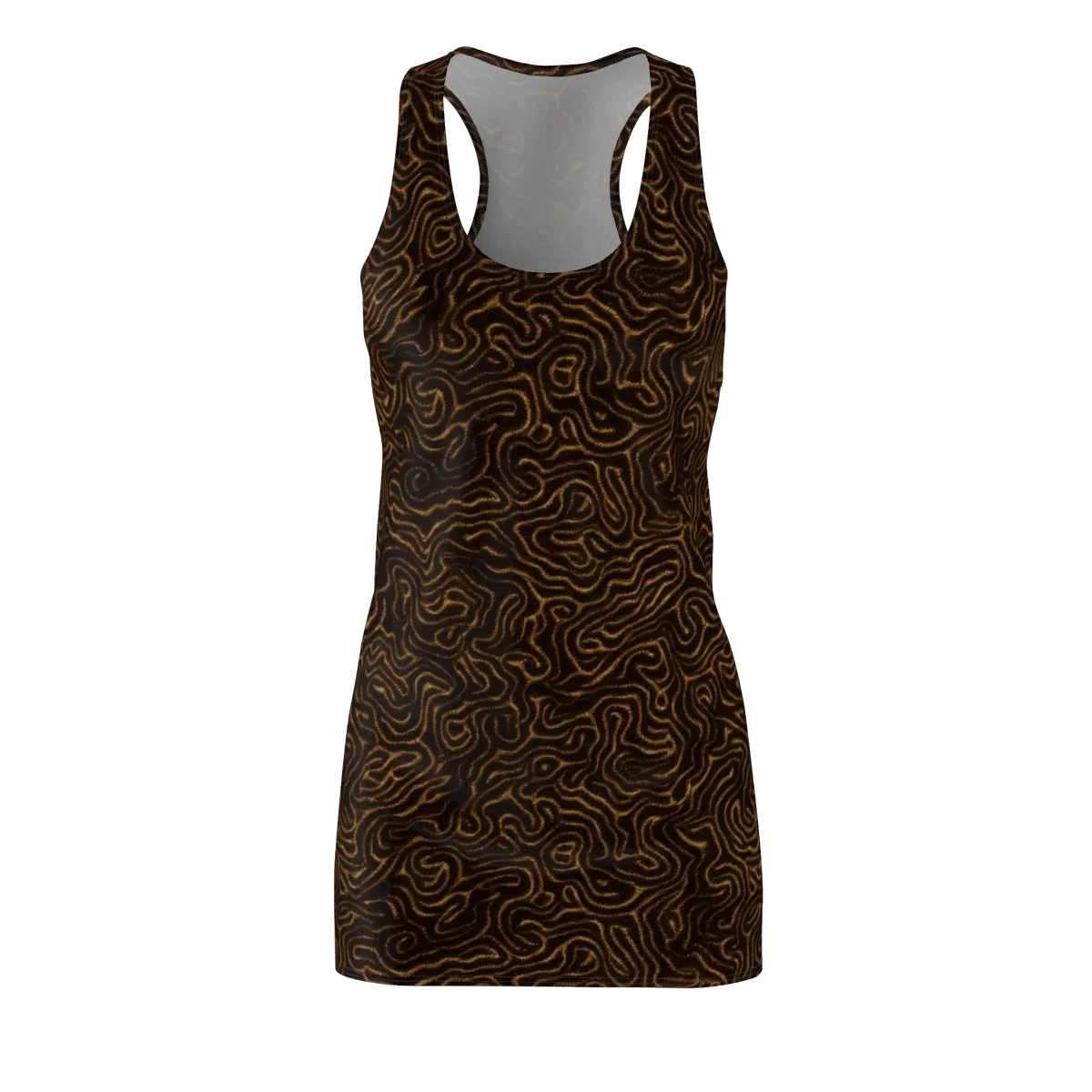 Amber Maze on Racerback Dress — Front