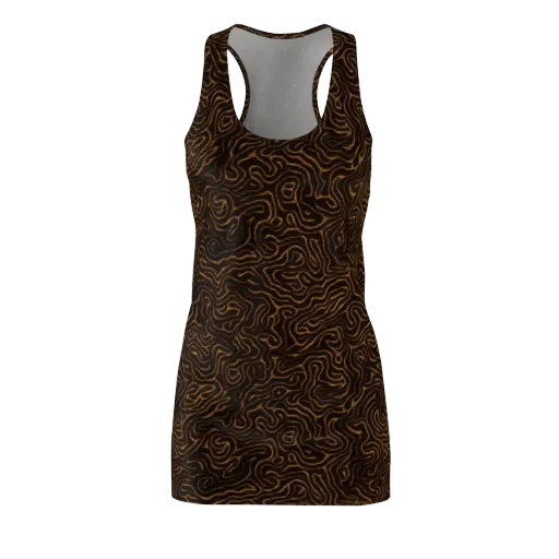 Amber Maze on a Racerback Dress
