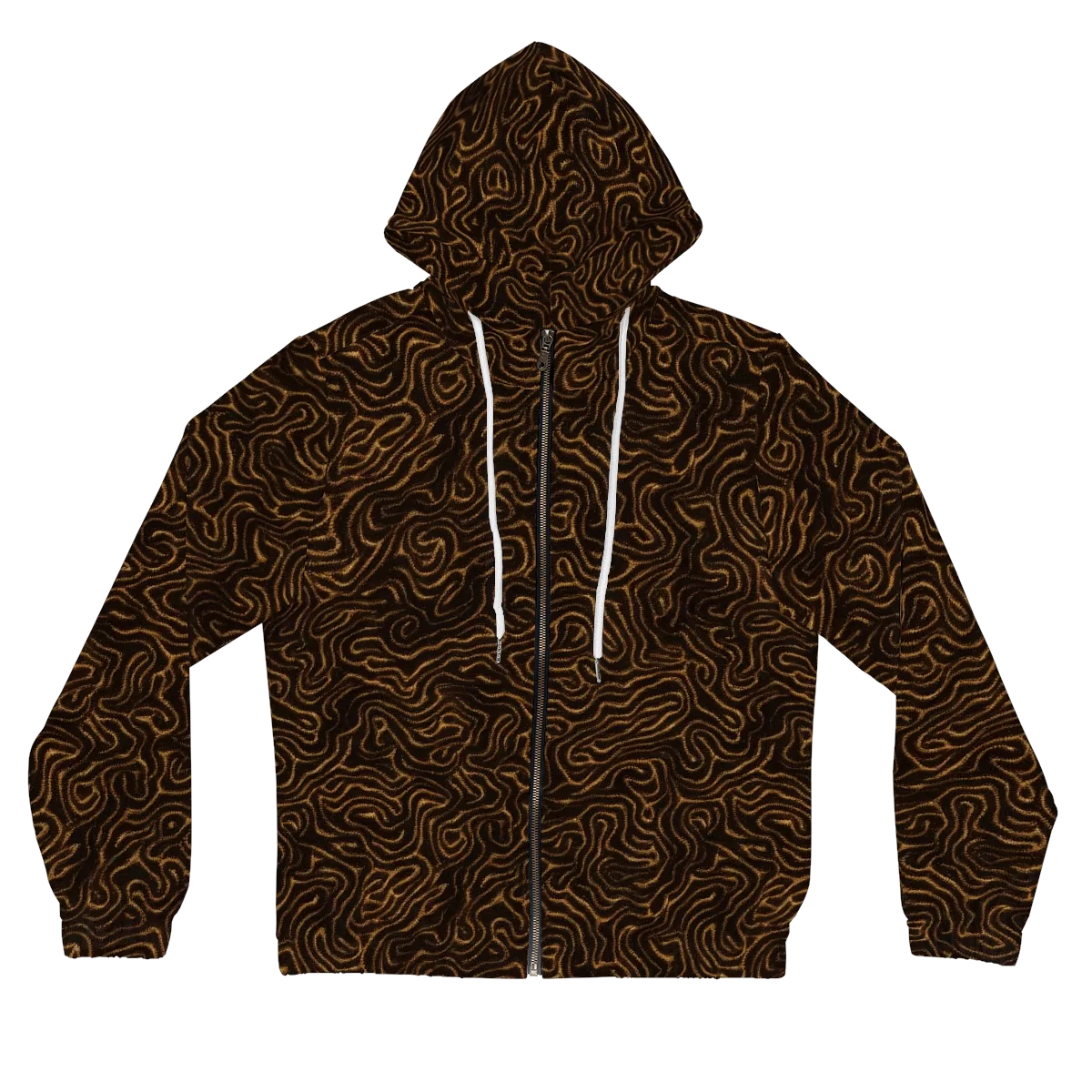 Amber Maze on Women's Full-Zip Hoodie — Front
