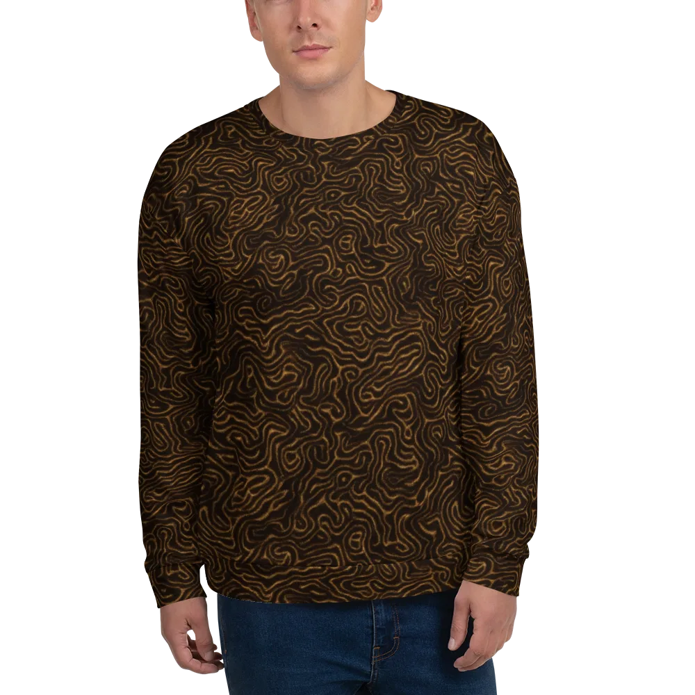 Amber Maze on Sweatshirt — Front
