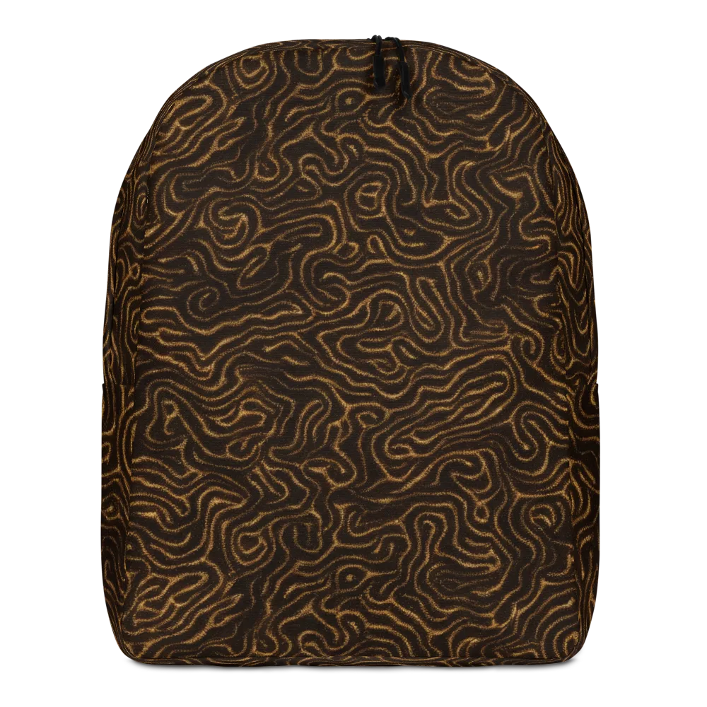 Amber Maze on Minimalist Backpack — Front