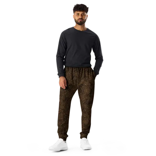 Amber Maze on a Men's Joggers