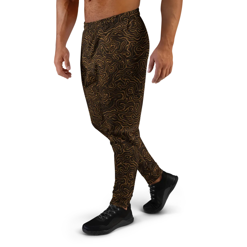 Amber Maze on Men's Joggers — Left