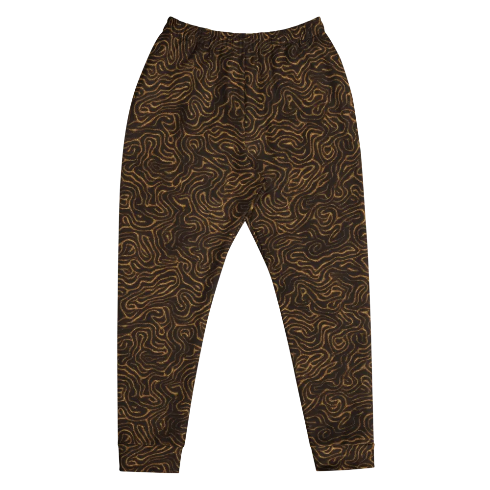 Amber Maze on Men's Joggers — Front
