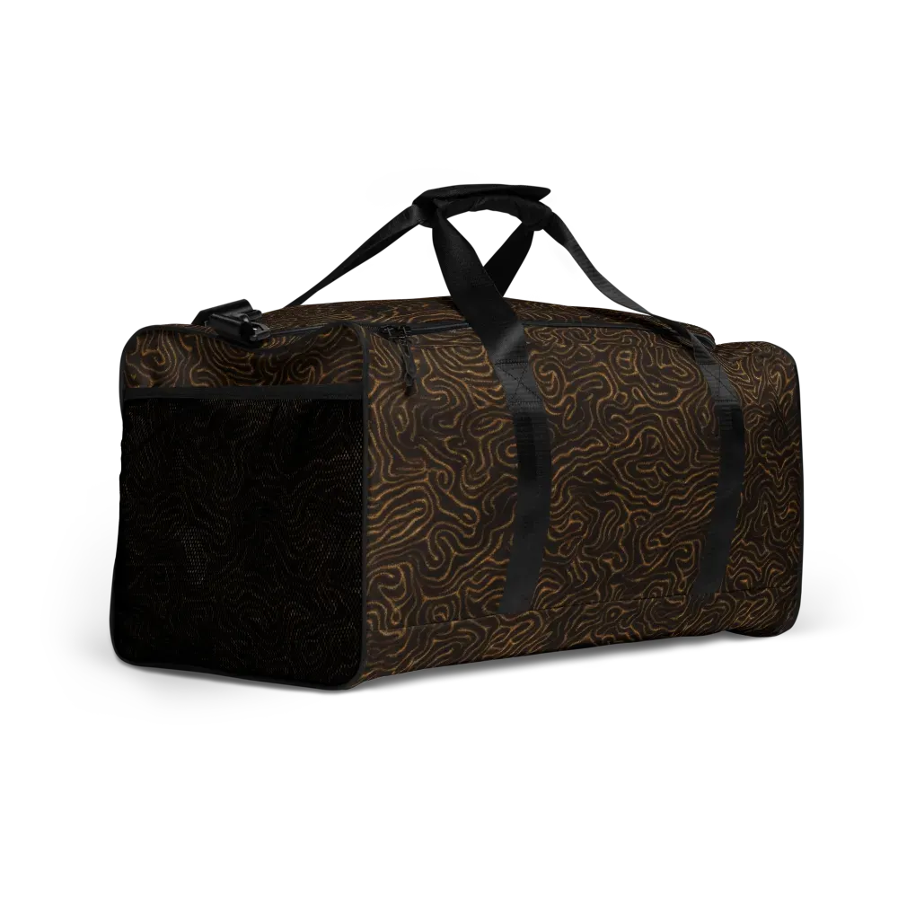 Amber Maze on Duffle Bag — Right Front
