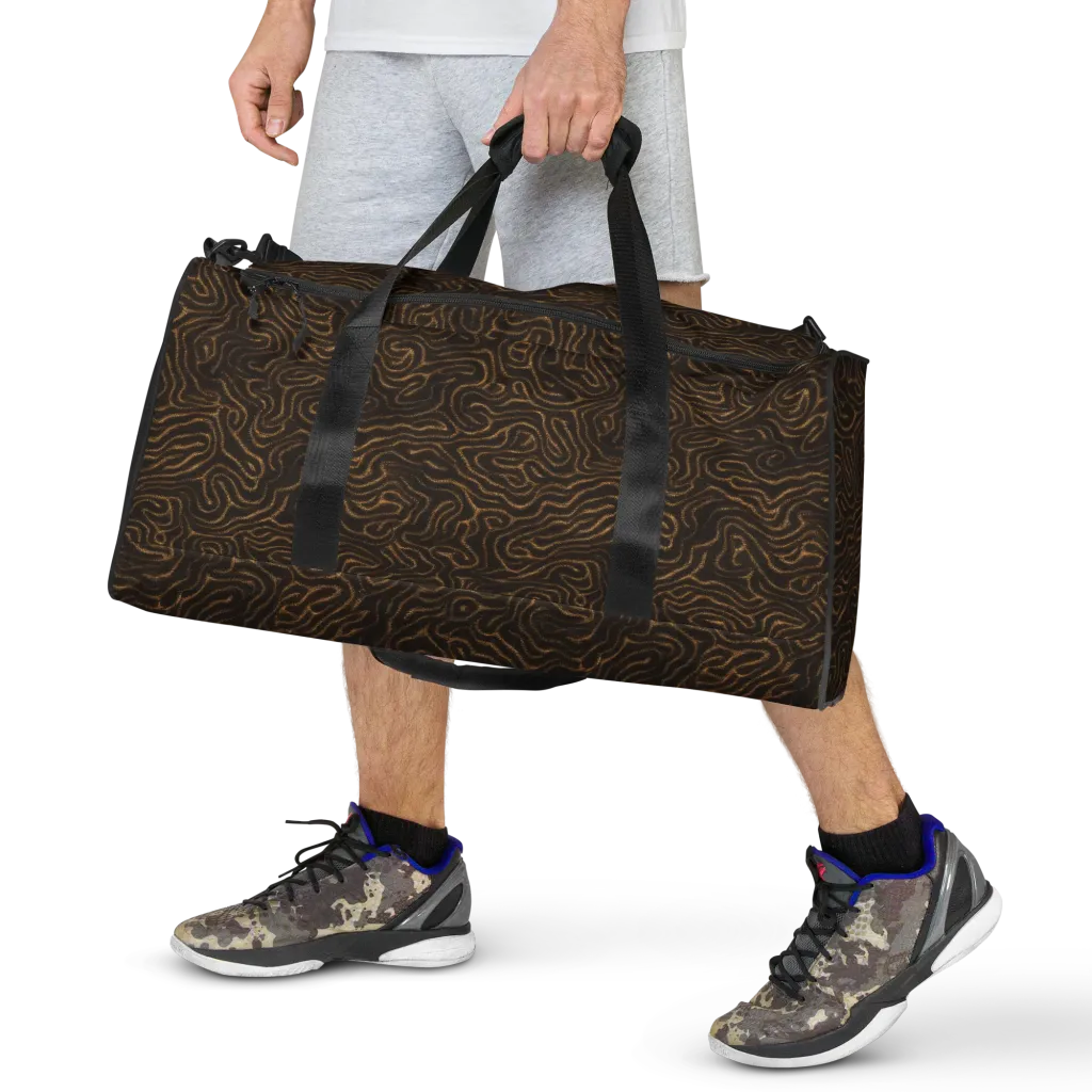 Amber Maze on Duffle Bag — Front