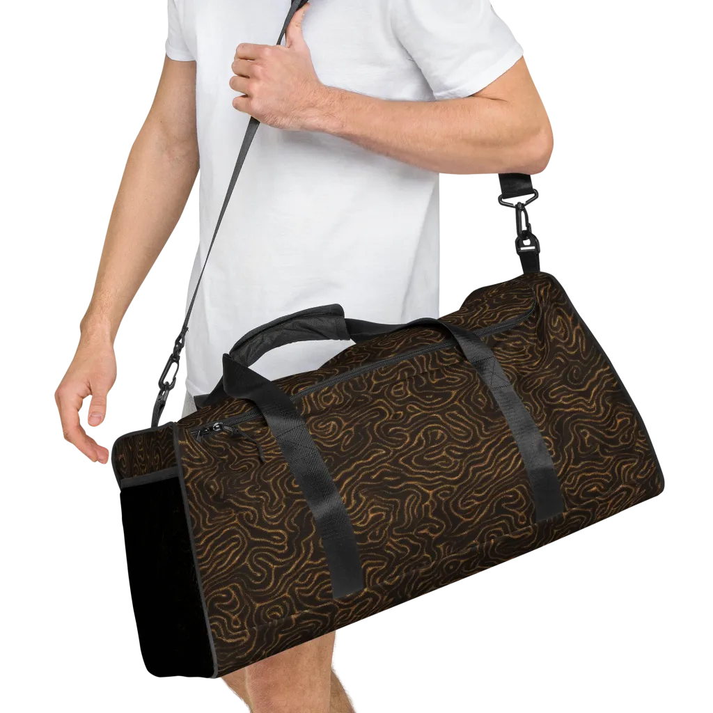Amber Maze on Duffle Bag — Right Front