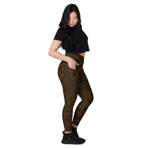 Amber Maze on a Leggings with Pockets