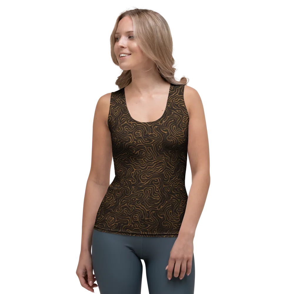 Amber Maze on Women's Tank Top — Front