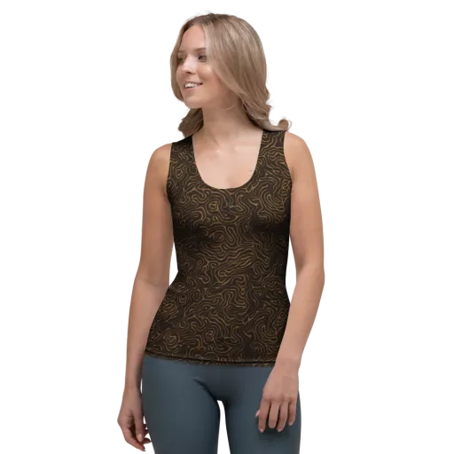 Amber Maze on a Women's Tank Top