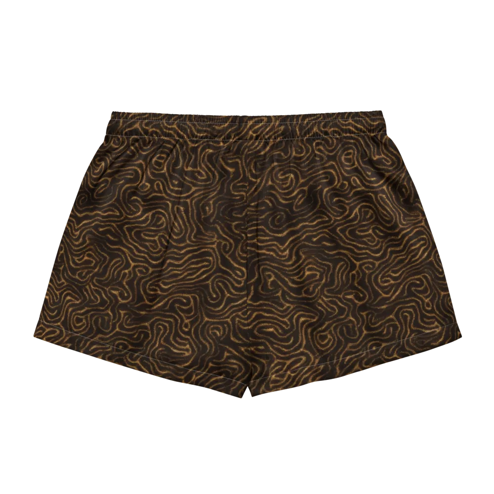 Amber Maze on Women's Pajama Shorts — Back