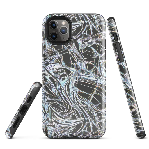 Chrome Tangle on a Tough Case for iPhone®