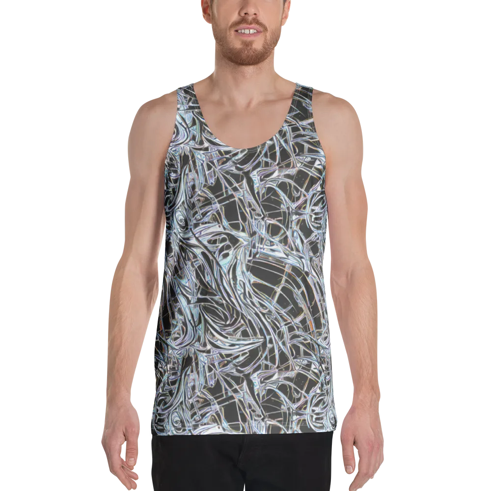 Chrome Tangle on Men's Tank Top — Front