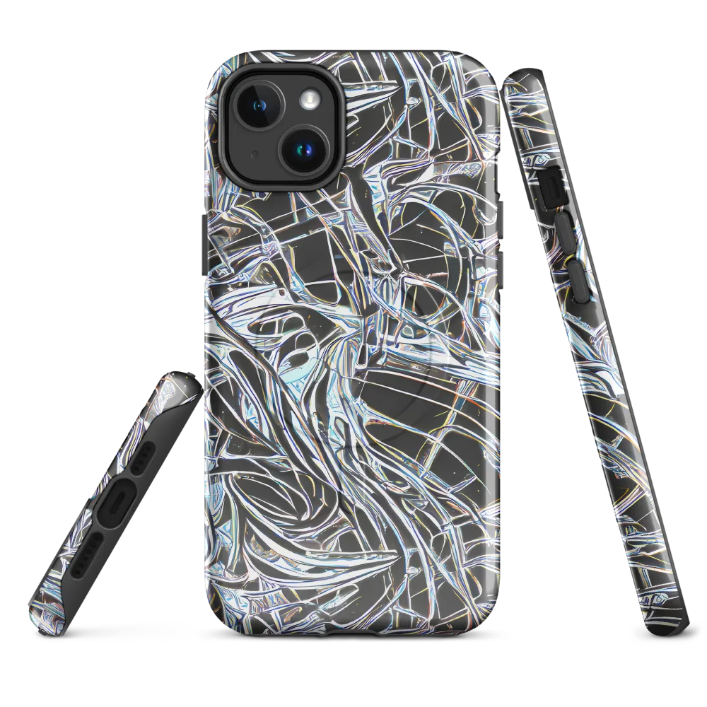 Chrome Tangle on MagSafe Tough Case for iPhone® — Front