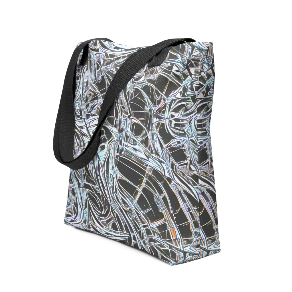 Chrome Tangle on Tote Bag — Front