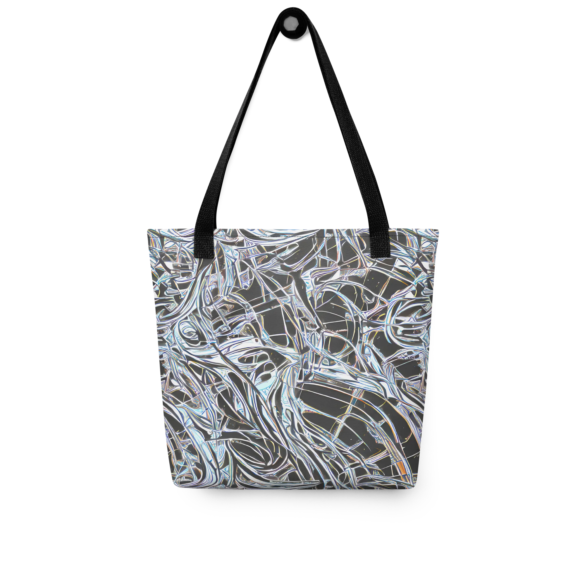 Chrome Tangle on Tote Bag — Front