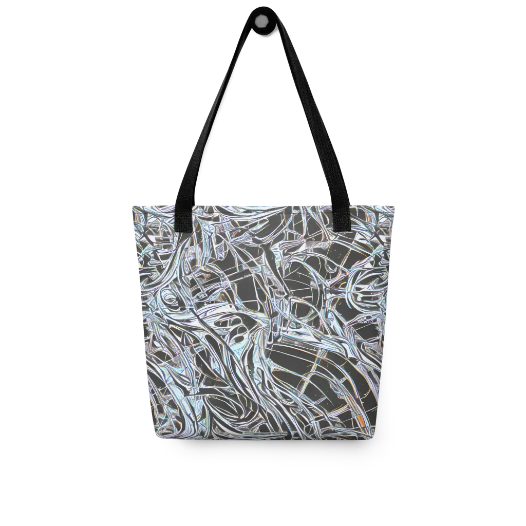 Chrome Tangle on Tote Bag — Front