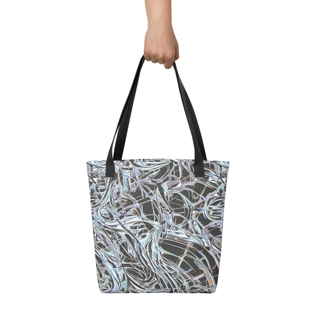Chrome Tangle on Tote Bag — Front