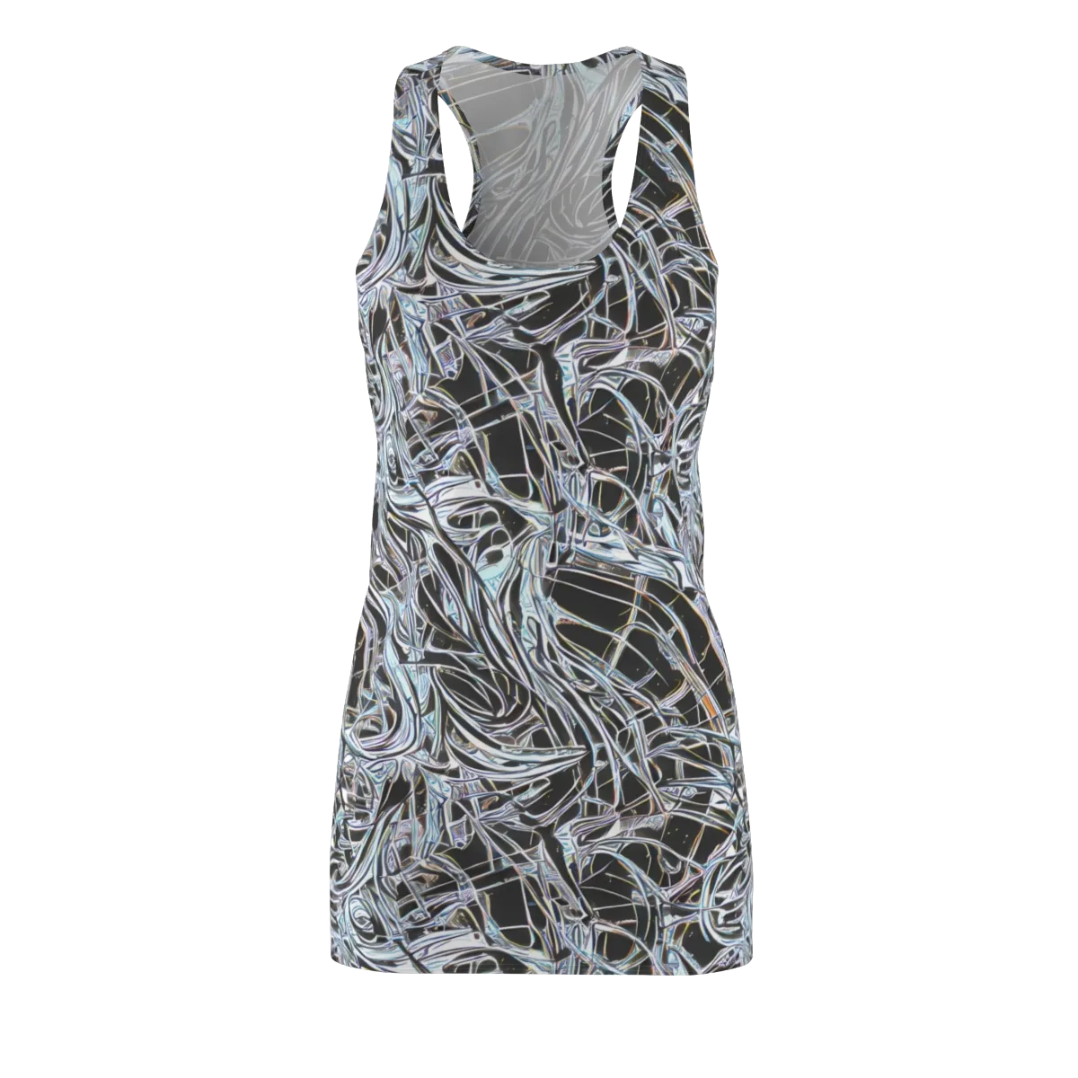 Chrome Tangle on Racerback Dress — Front