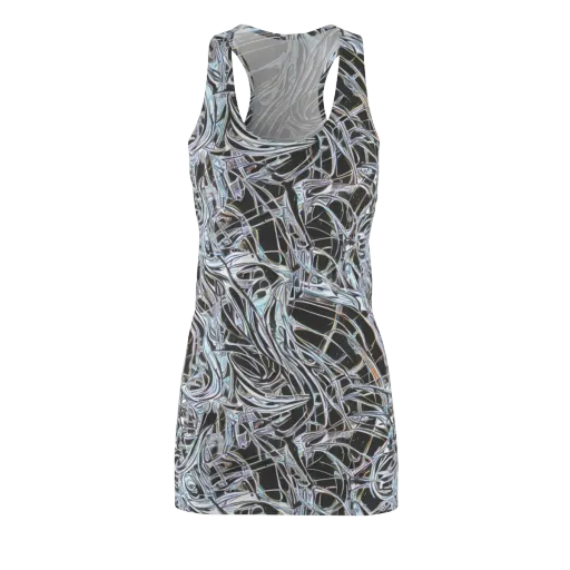 Chrome Tangle on a Racerback Dress