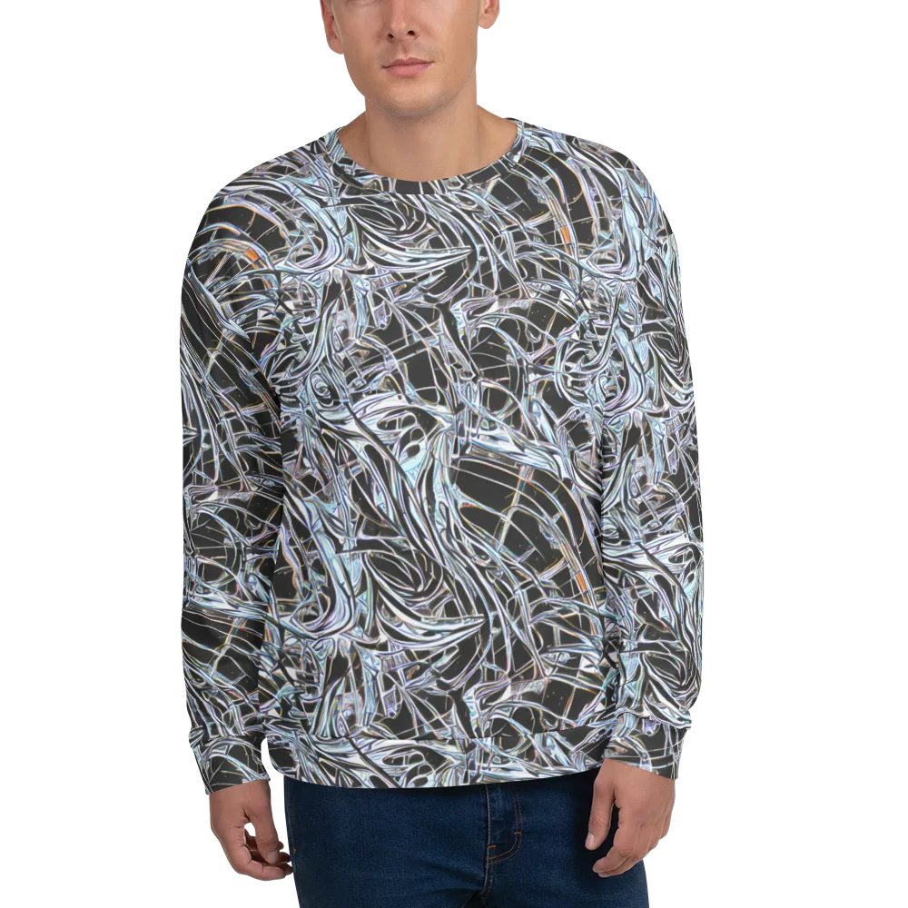 Chrome Tangle on Sweatshirt — Front