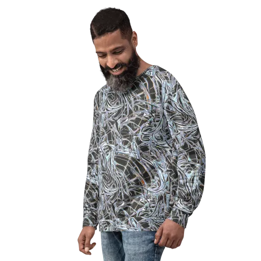 Chrome Tangle on a Sweatshirt
