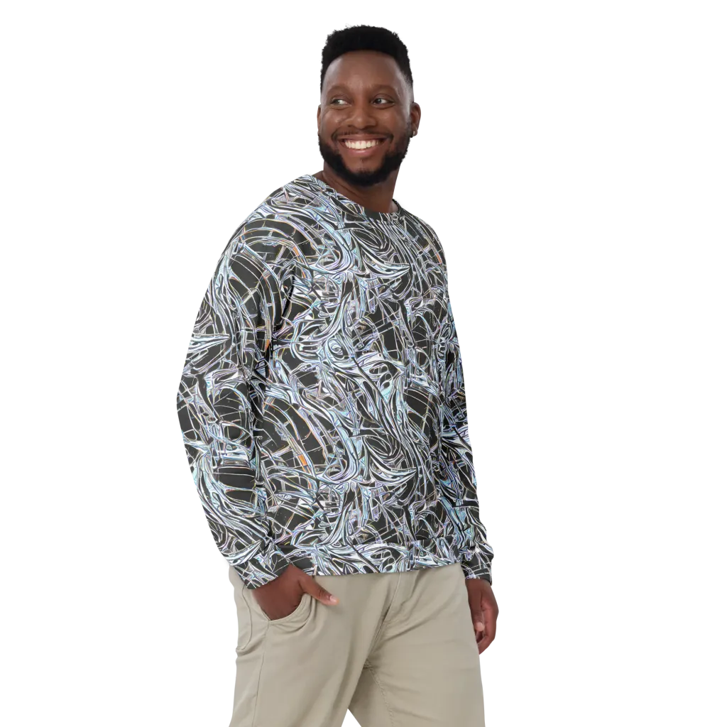 Chrome Tangle on Sweatshirt — Front