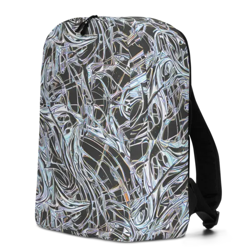Chrome Tangle on a Minimalist Backpack