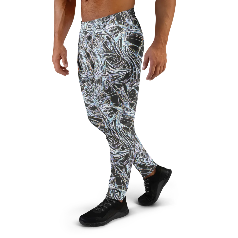 Chrome Tangle on Men's Joggers — Left