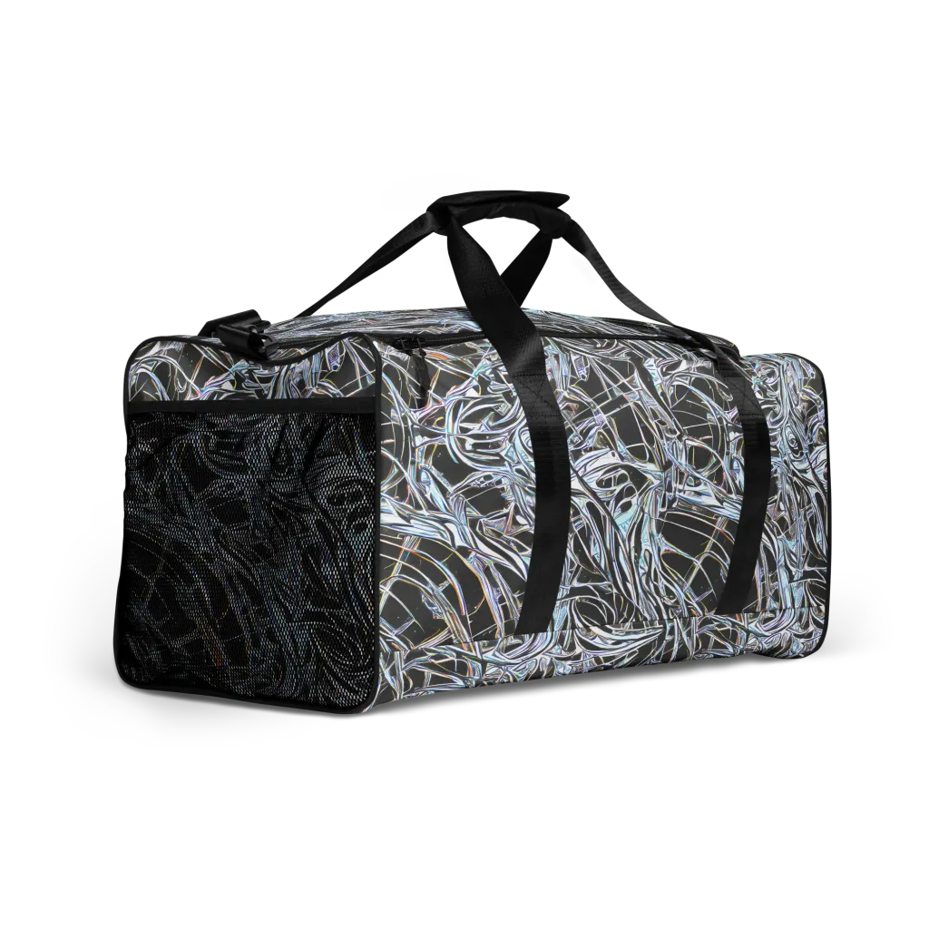 Chrome Tangle on Duffle Bag — Right Front