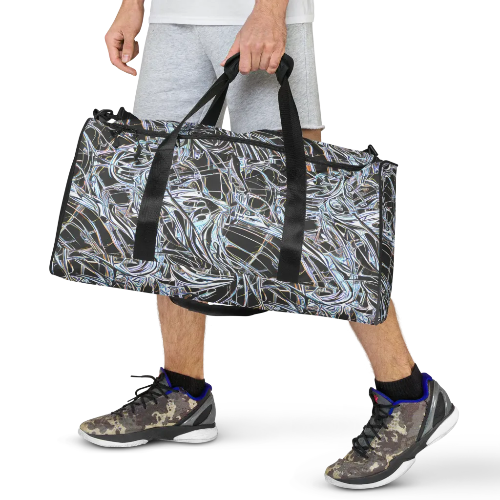 Chrome Tangle on Duffle Bag — Front