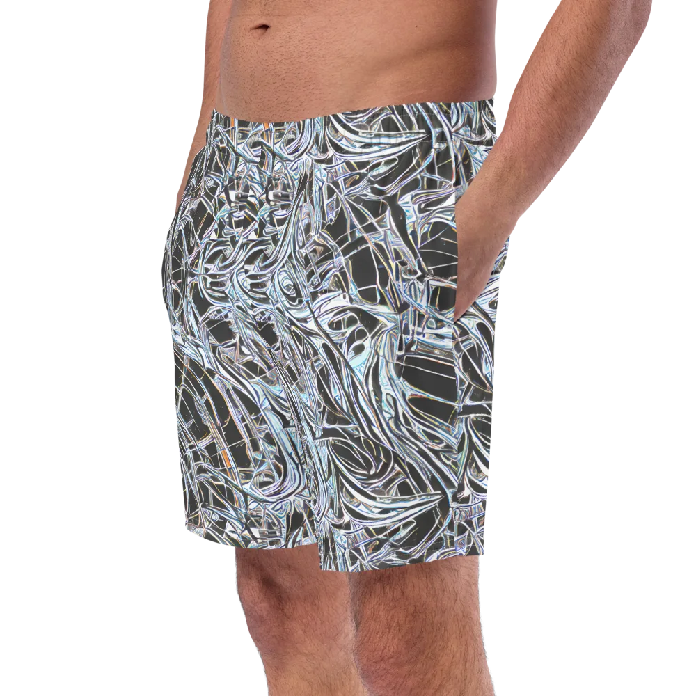 Chrome Tangle on Swim Trunks — Left Front
