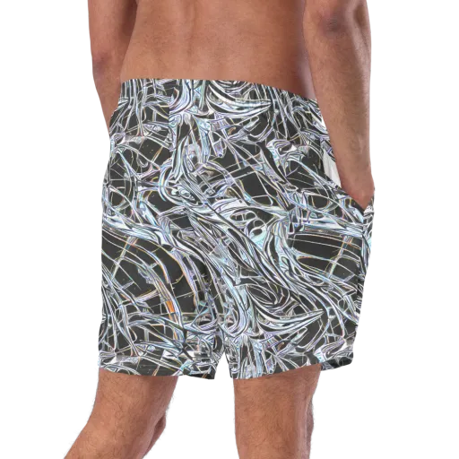 Chrome Tangle on a Swim Trunks
