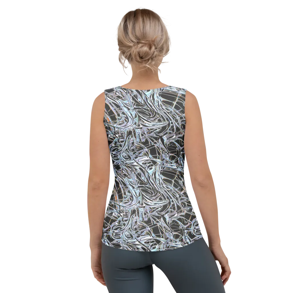 Chrome Tangle on Women's Tank Top — Back