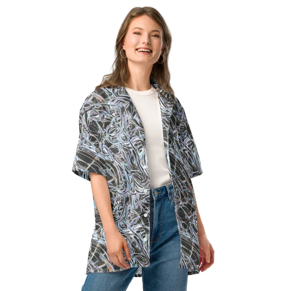 Chrome Tangle on Button Shirt — Front