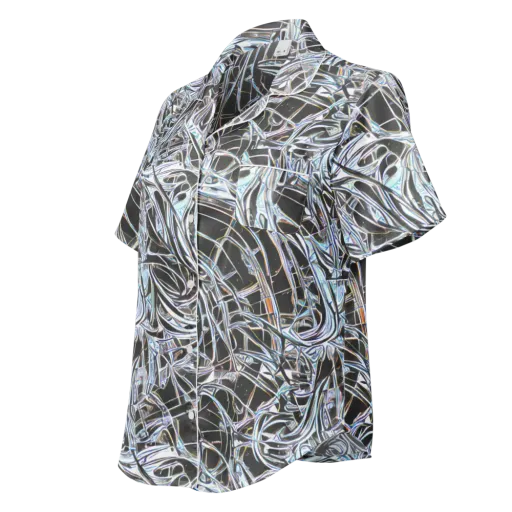 Chrome Tangle on a Women's Short Sleeve Pajama Top