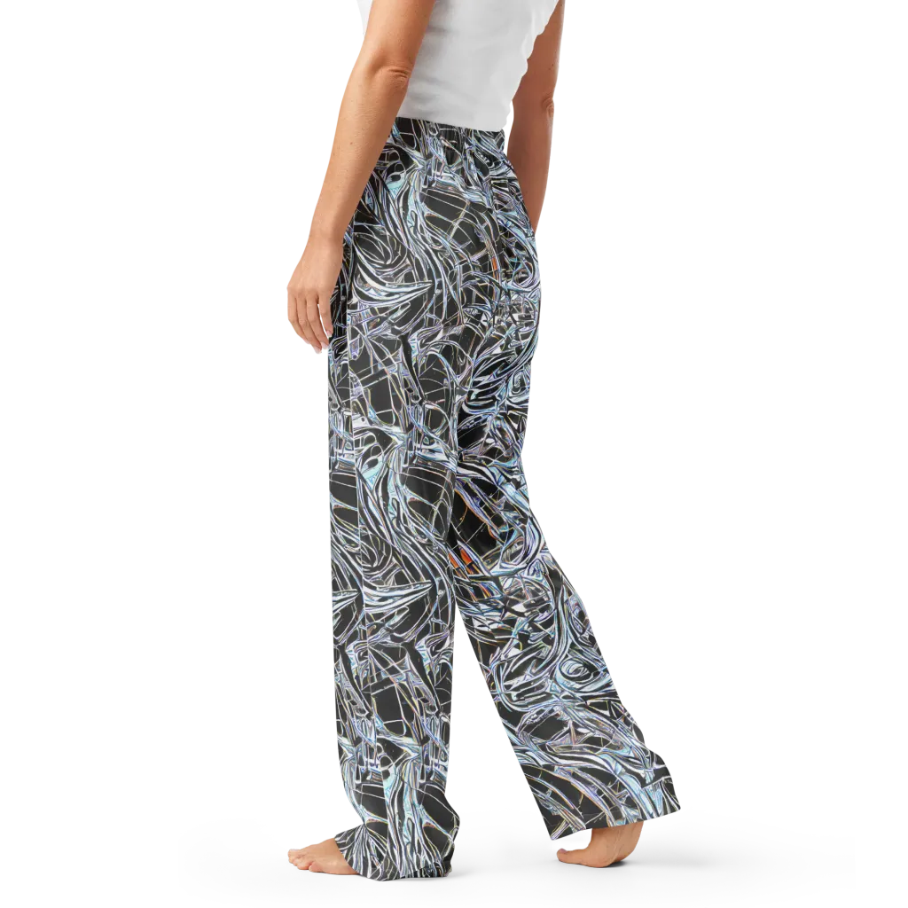 Chrome Tangle on Women's Pajama Pants — Left