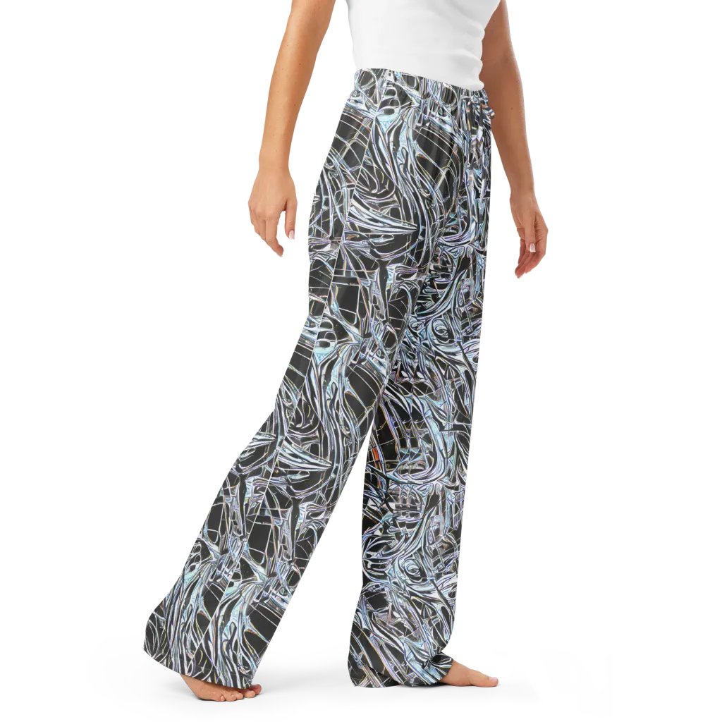 Chrome Tangle on Women's Pajama Pants — Right Front