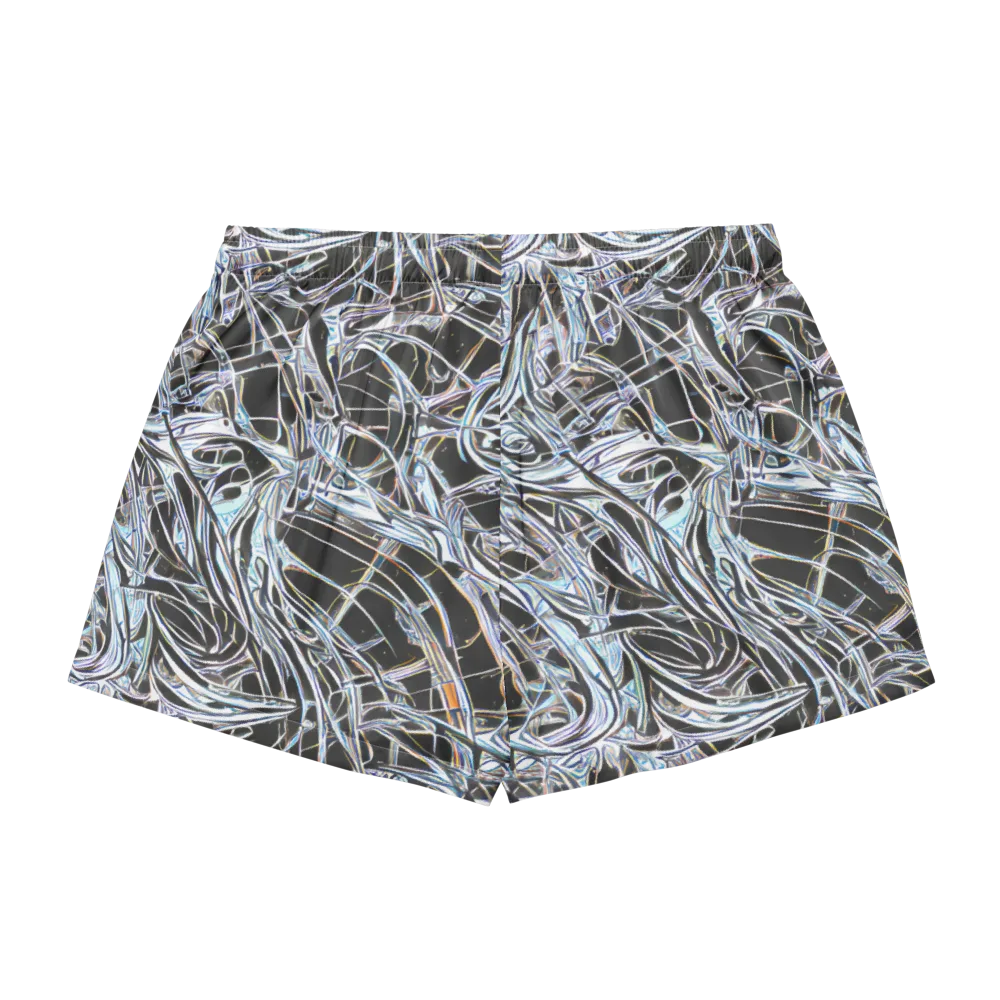 Chrome Tangle on Women's Pajama Shorts — Back