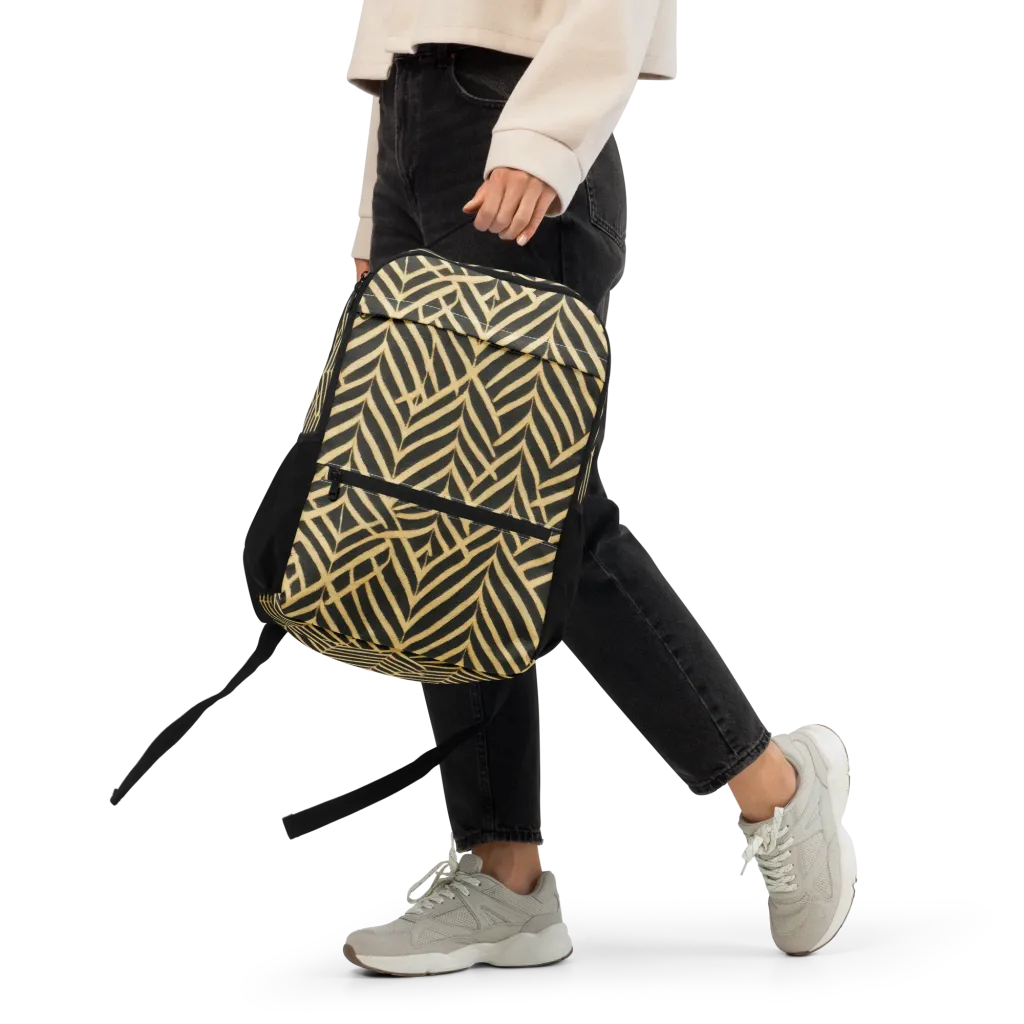 Gilded Geometry on Utility Backpack — Front