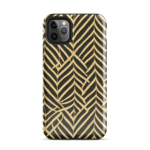 Gilded Geometry on a Tough Case for iPhone®