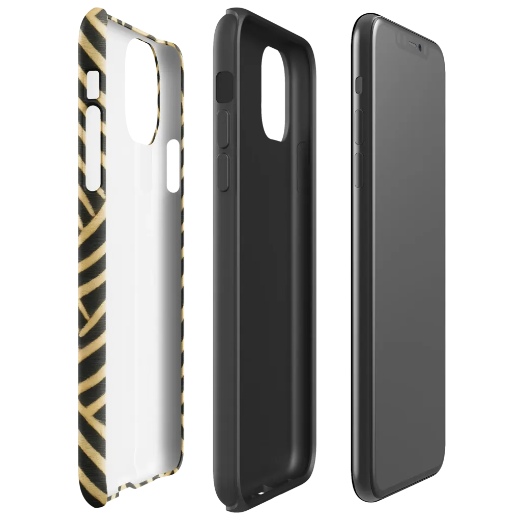 Gilded Geometry on Tough Case for iPhone® — Right