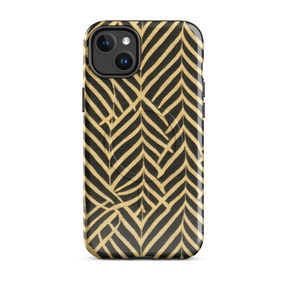 Gilded Geometry on MagSafe Tough Case for iPhone® — Front