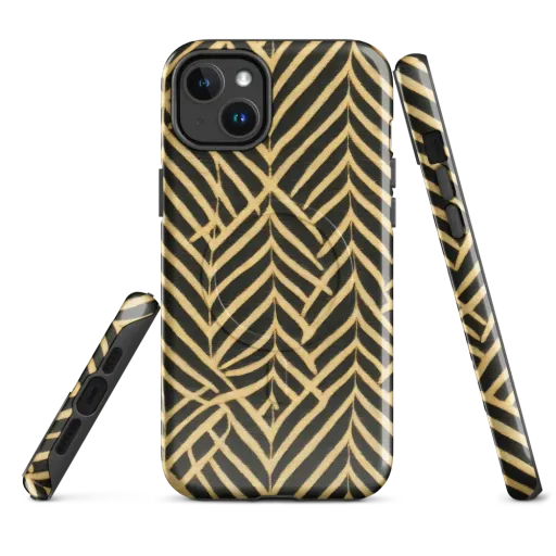 Gilded Geometry on a MagSafe Tough Case for iPhone®