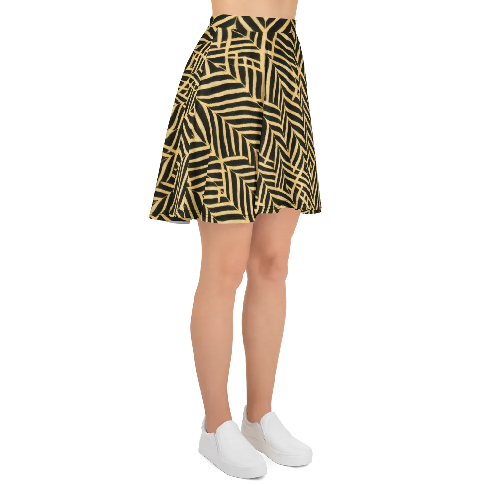 Gilded Geometry on Skater Skirt — Right