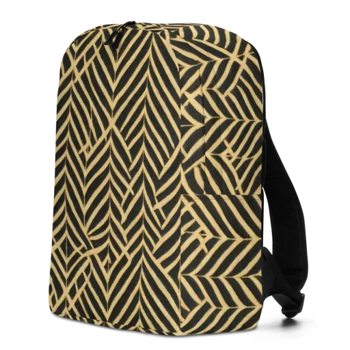 Gilded Geometry on a Minimalist Backpack